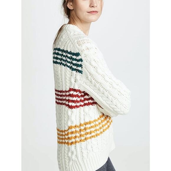 Rag & Bone Mindy Lamb’s Wool Chunky Knit Sweater - Picture 4 of 16